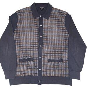 Todd Snyder Mens Sweater Size XL Gray Polo Button Front Pockets Classic New